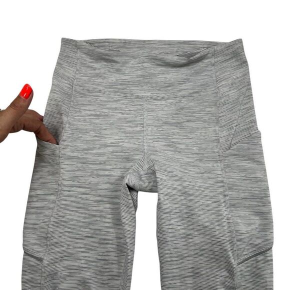 Lululemon Speed Up Crop 21" Inseam Wee Are From Space Grey Size 4 - Picture 2 of 7